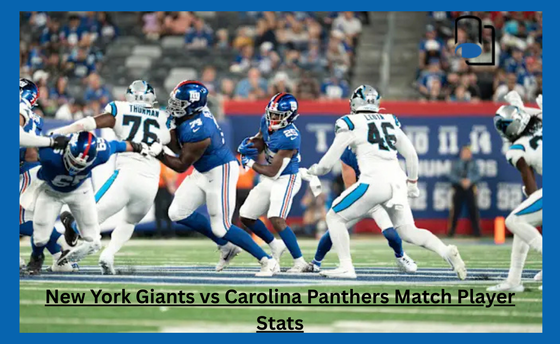 New York Giants vs Carolina Panthers Match Player Stats