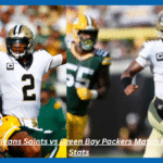 New Orleans Saints vs Green Bay Packers Match Player Stats