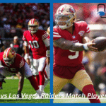 49ers vs Las Vegas Raiders Match Player Stats