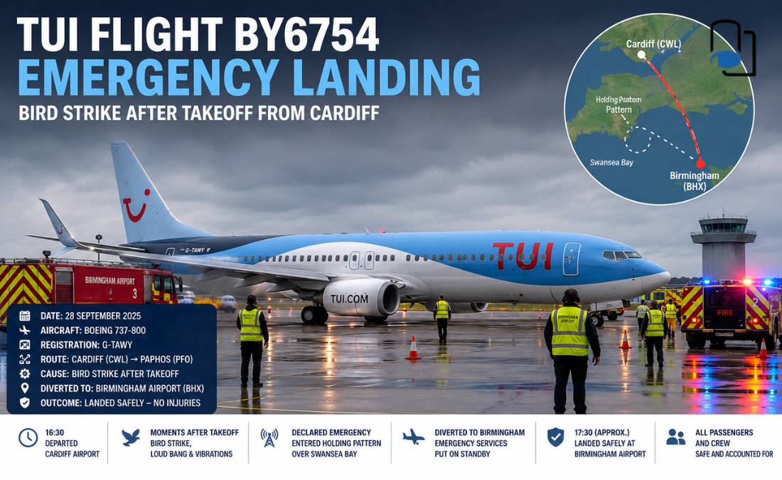 TUI Flight BY6754 Emergency Landing